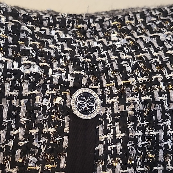 Guess Black and White Mini Dress with Chic Appeal - Picture 8 of 10